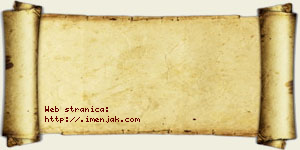 Mila Velebit vizit kartica